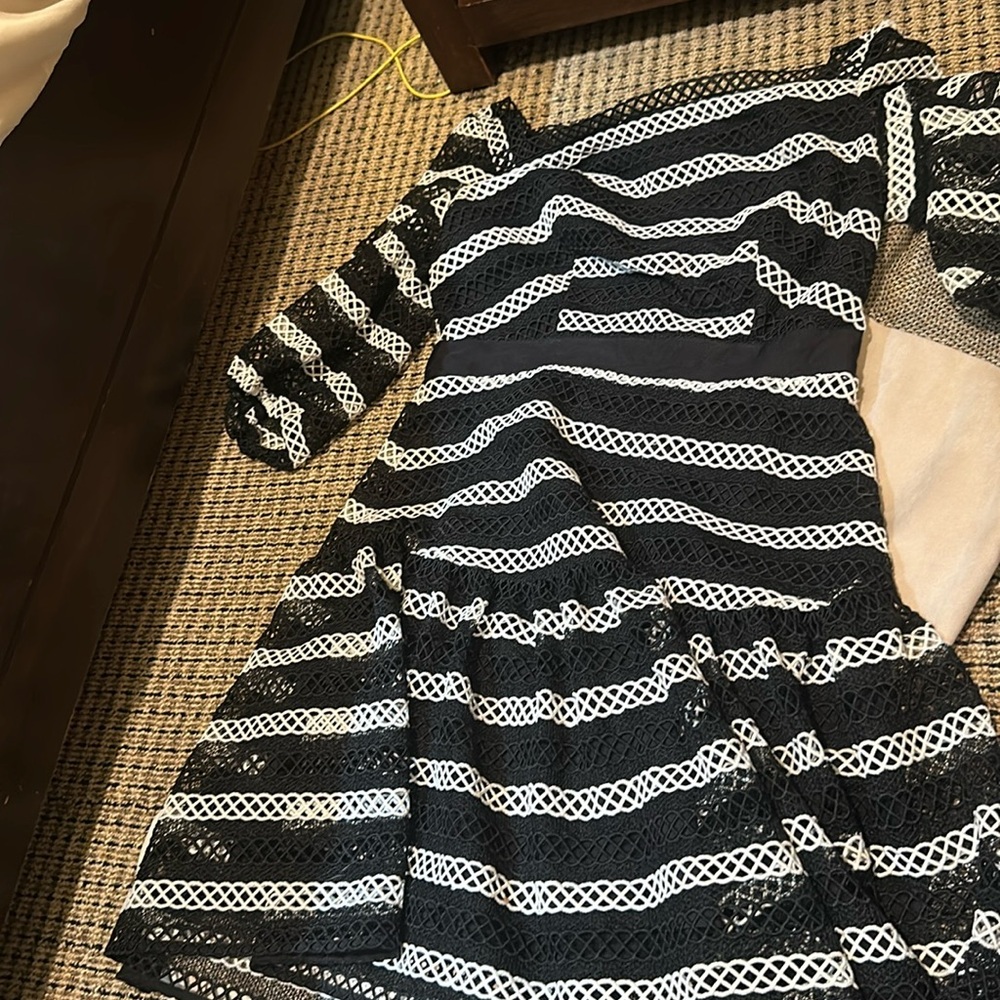 Black and white dress pearl by lele rose